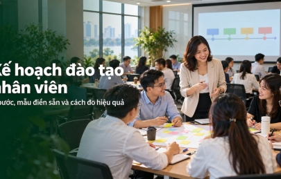Kế hoạch đào tạo nhân viên: mẫu chi tiết và cách tổ chức hiệu quả