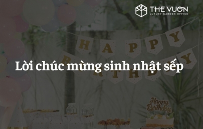30+ Lời chúc mừng sinh nhật sếp ý nghĩa và trang trọng nhất