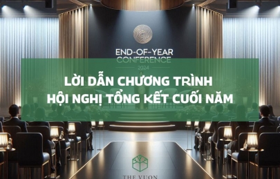 4 mẫu lời dẫn chương trình hội nghị tổng kết cuối năm cho công ty