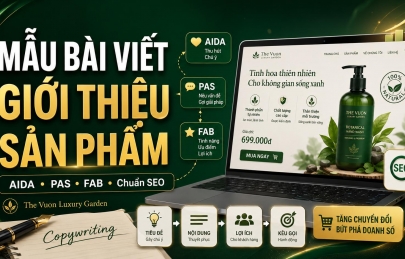 Mẫu bài viết giới thiệu sản phẩm chuẩn SEO tăng chuyển đổi