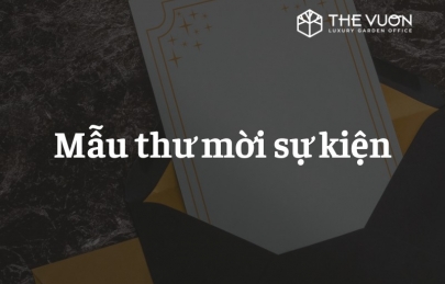 Mẫu thư mời sự kiện: 20+ Thiết kế ấn tượng và hướng dẫn viết chi tiết