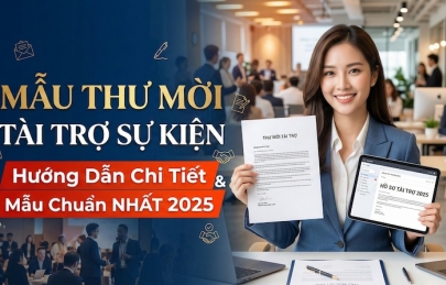 Mẫu thư mời tài trợ sự kiện: Hướng dẫn chi tiết và các mẫu chuẩn nhất 2025