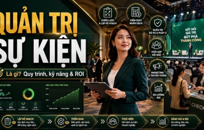 Quản trị sự kiện là gì? Định nghĩa, quy trình và thành phần cốt lõi