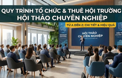 Sự Kiện Hội Thảo: Quy Trình Tổ Chức Và Thuê Hội Trường Chuyên Nghiệp