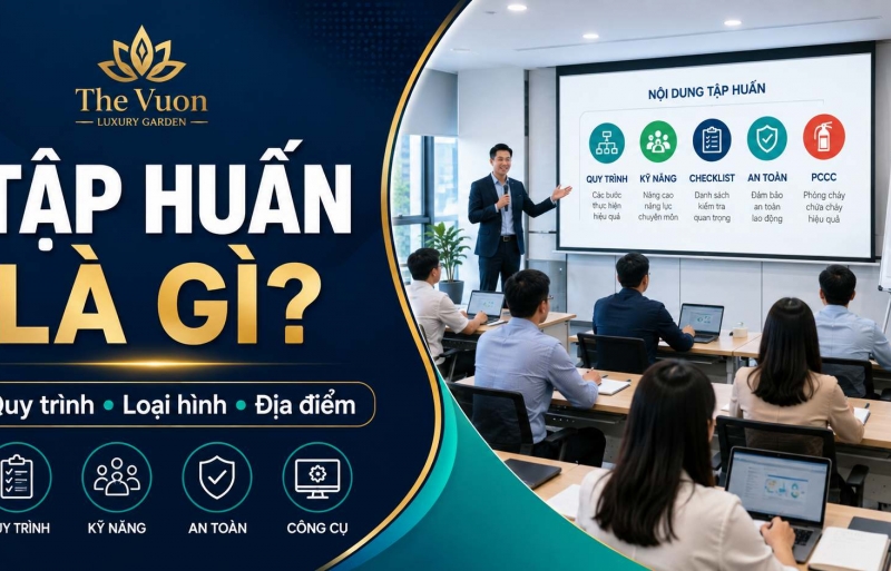 Tập huấn là gì? Phân biệt với đào tạo, workshop và hội thảo