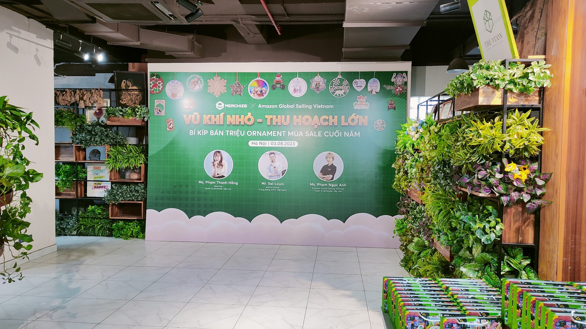 Sự kiện Merchize Việt Nam về thị trường Amazon và xu hướng Amazon Ornament