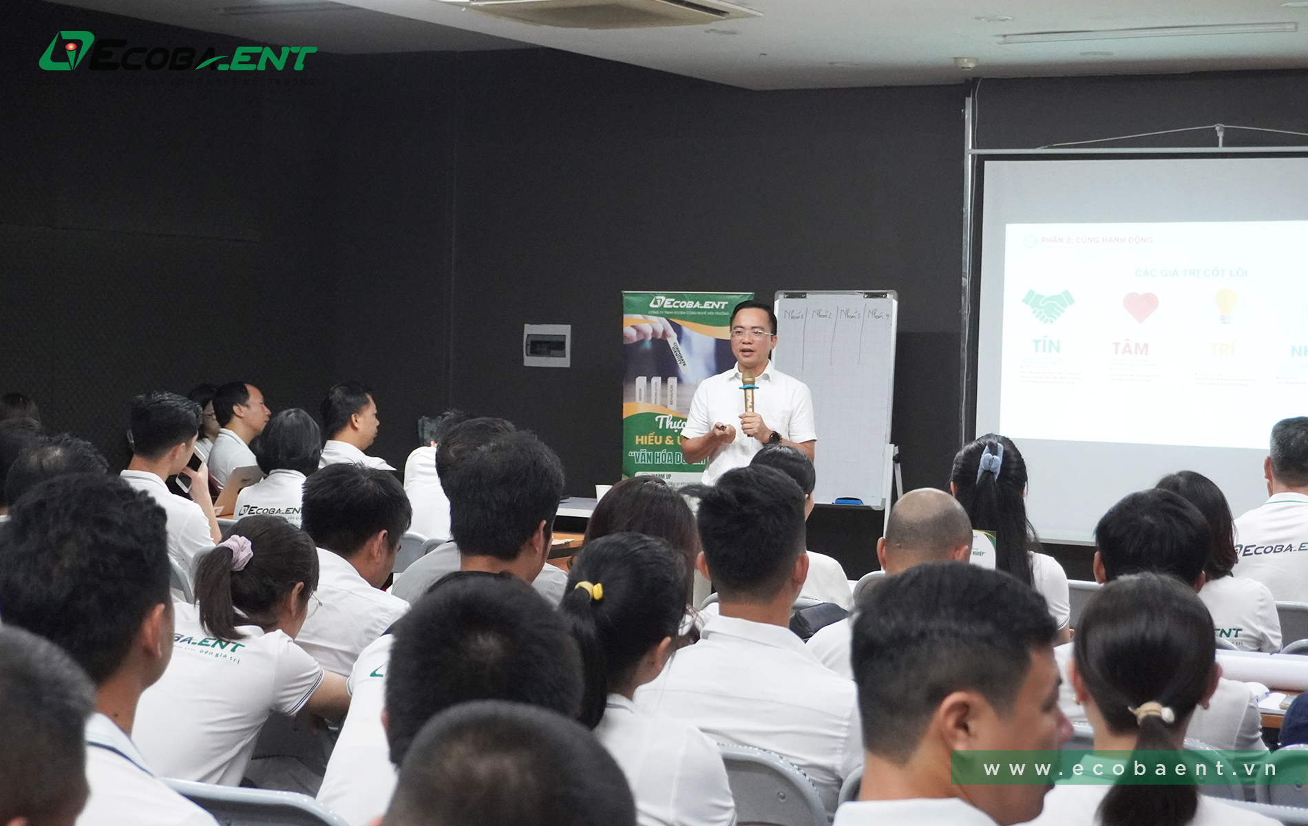 Ecoba ENT tổ chức chương trình đào tạo văn hoá doanh nghiệp tại The Vuon