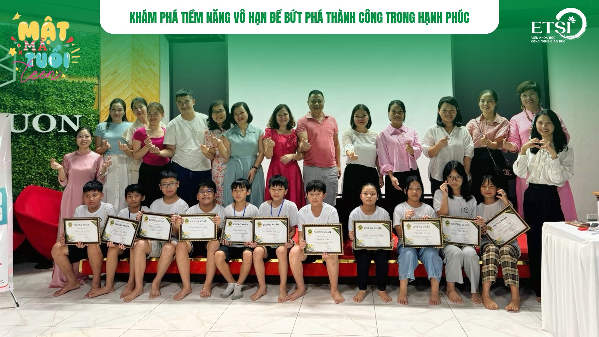 Sự kiện giáo dục Chương trình mật mã tuổi teen K13 tại The Vuon 