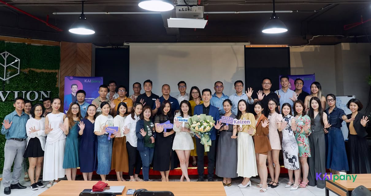 KAIpany tổ chức workshop Quản trị công việc cho CEO tại The Vuon