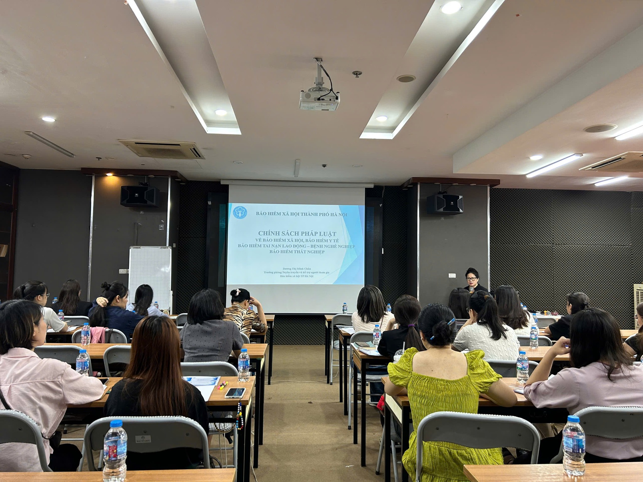 Lớp tập huấn chính sách BHXH, BHYT, BHTN diễn ra thành công tại The Vuon 