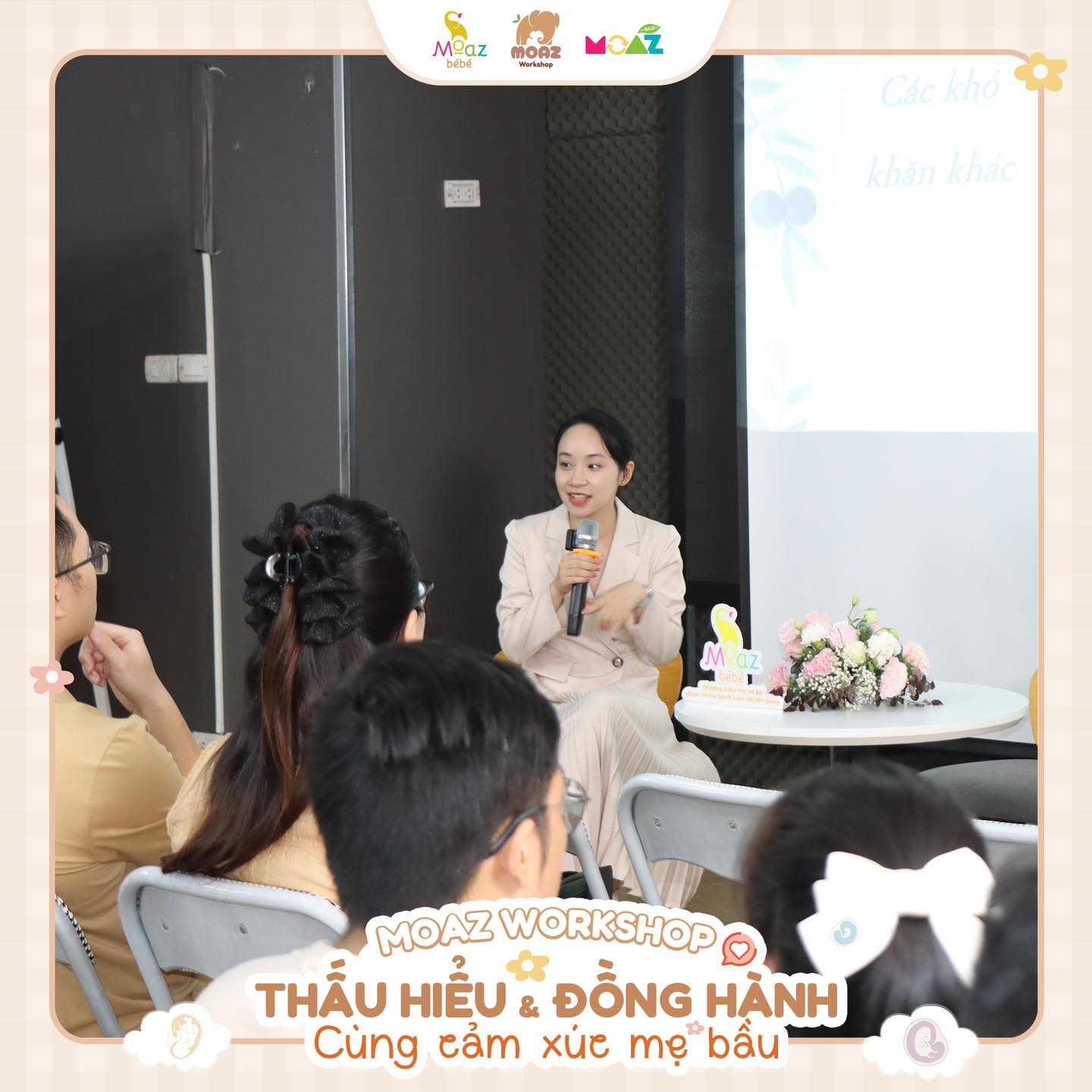 MOAZ Workshop 2025: Sự kiện chăm sóc sức khỏe mẹ bầu tại The Vuon 