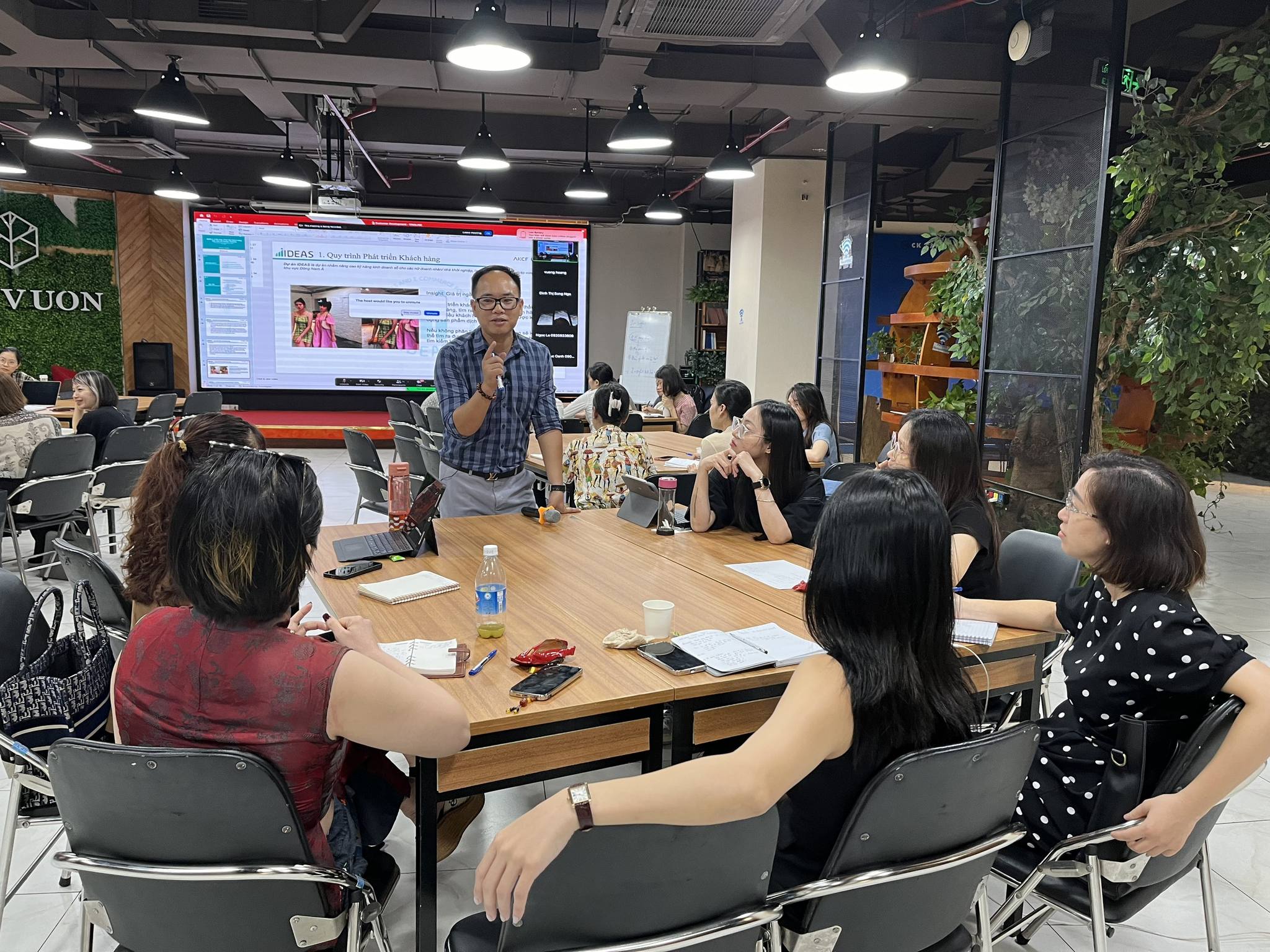 Ngày đào tạo số 2 của IDEAS Project tại The Vuon dành cho nữ lãnh đạo ASEAN 