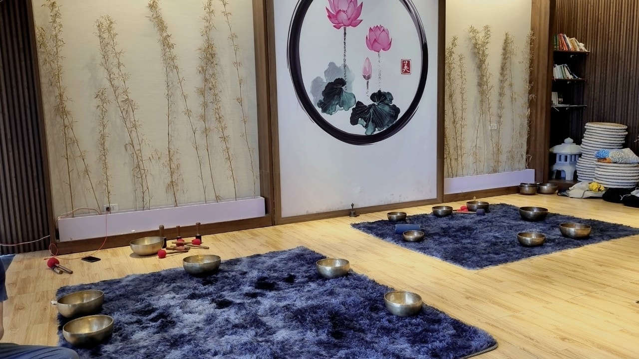 Workshop trị liệu âm thanh tại The Vuon - Thiền định & chữa lành bằng Singing Bowl 
