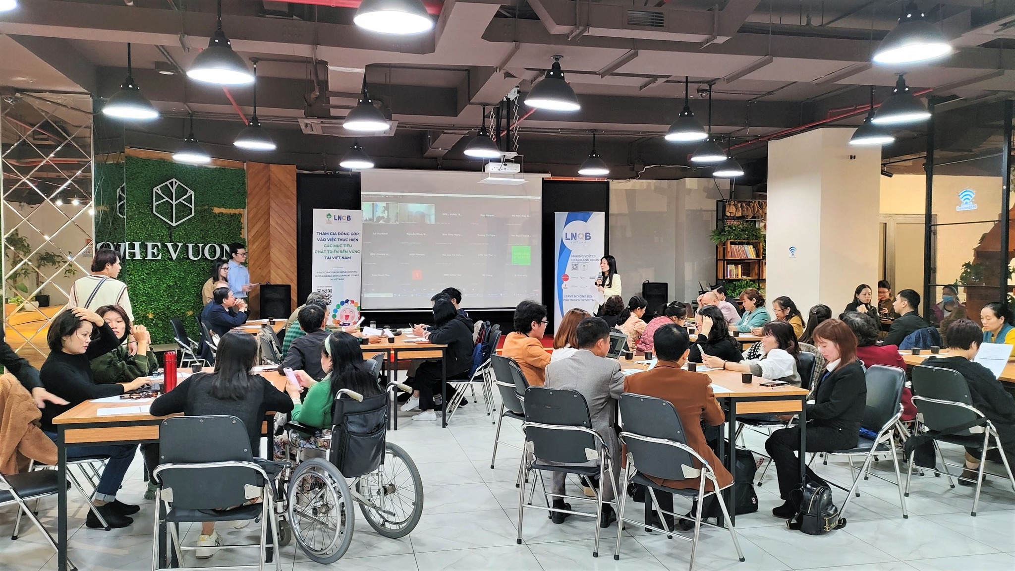 Tập huấn SDGs tại The Vuon