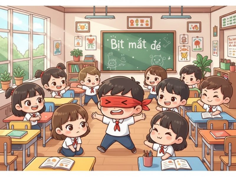 trò chơi bịp mắt bắt dê